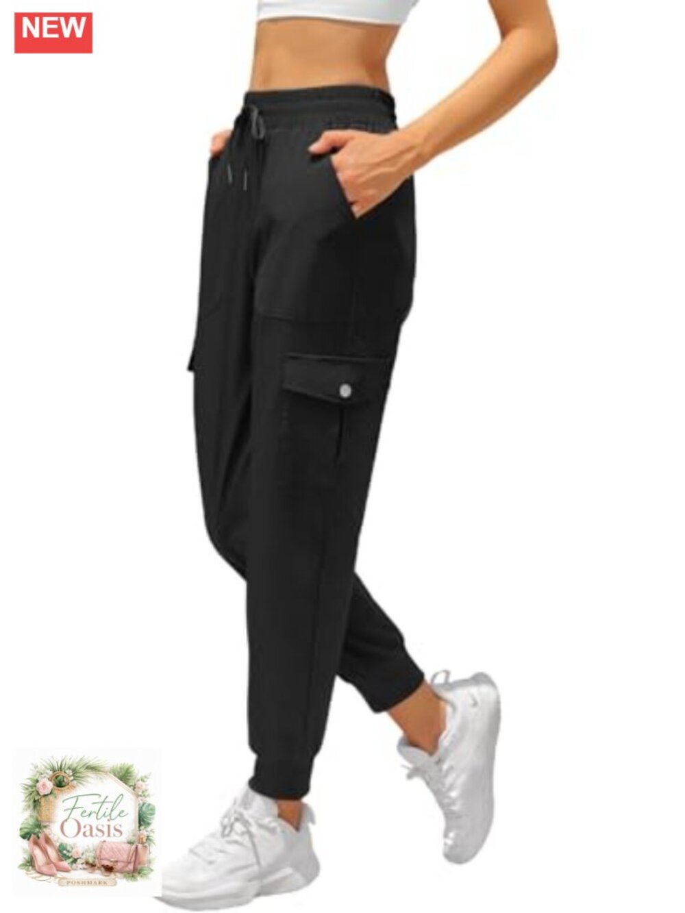 Women's Joggers with Pockets Quick Dry Cargo Athletic Pants